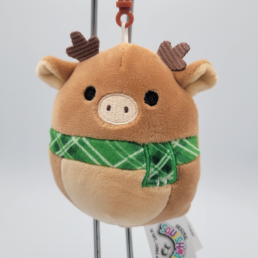 3.5" Ruby the Moose Reindeer Deer Christmas 2020 Squishmallow Hoilday Xmas